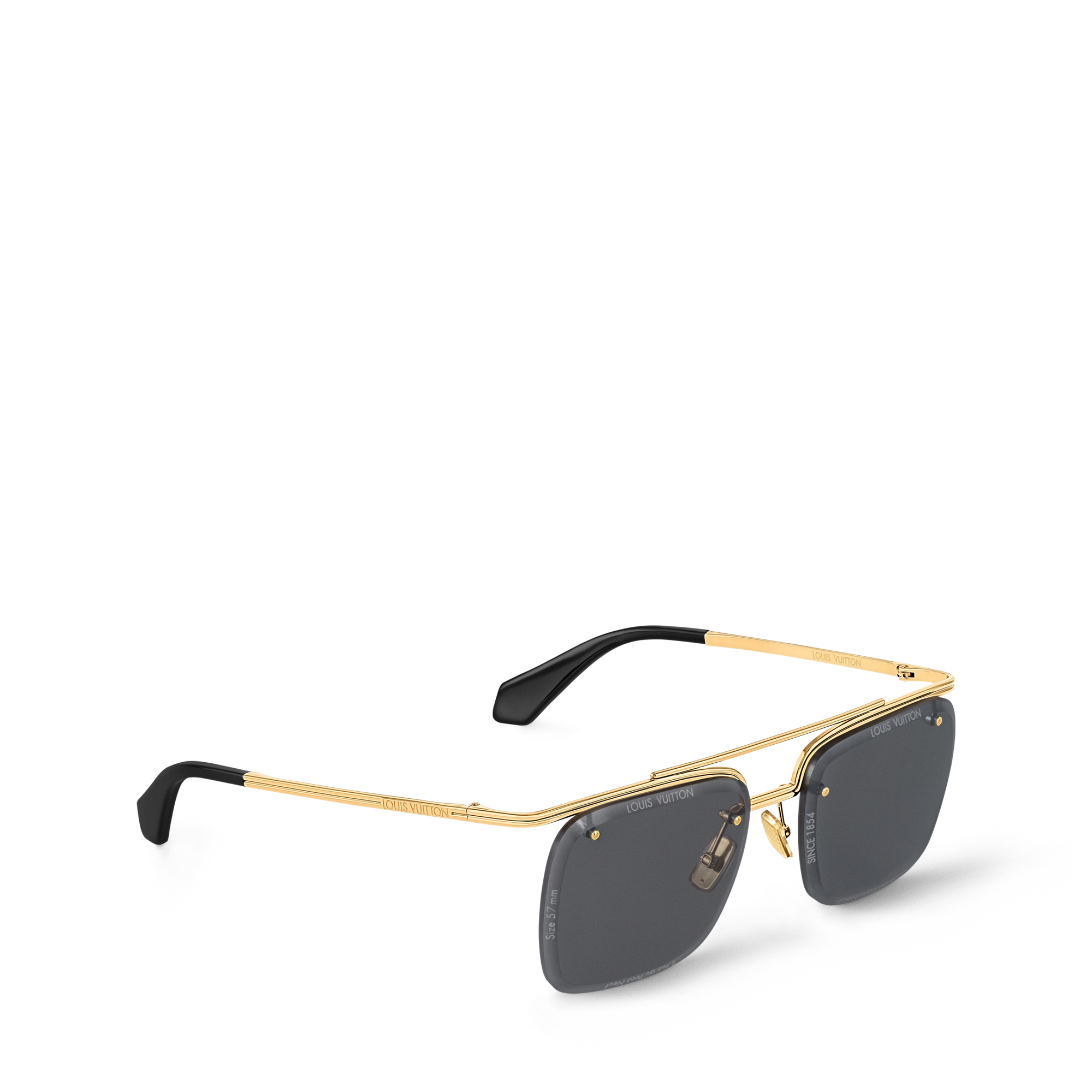 LV Super Vision Light Large Square Sunglasses - Luxury S00 Blue